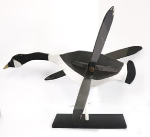 FOLK ART GOOSE WHIRLIGIG