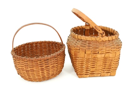 (2) VINTAGE GATHERING BASKETS