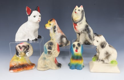 LOT OF CARNIVAL CHALKWARE