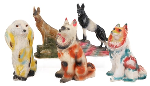 LOT OF CARNIVAL CHALKWARE