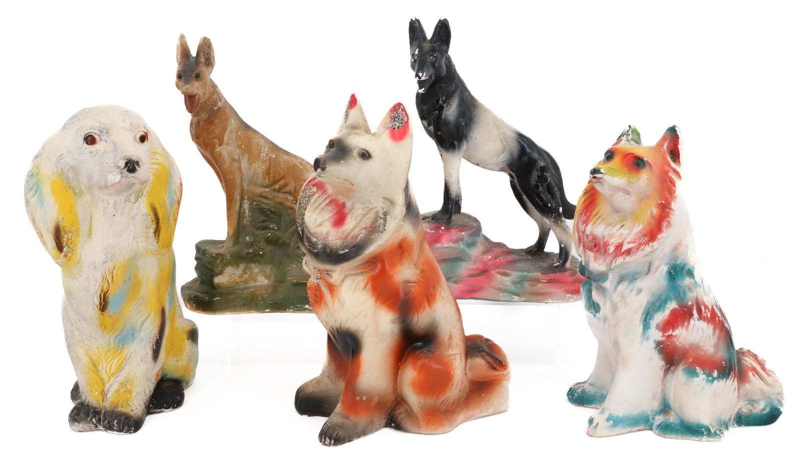 LOT OF CARNIVAL CHALKWARE (1 of 4)