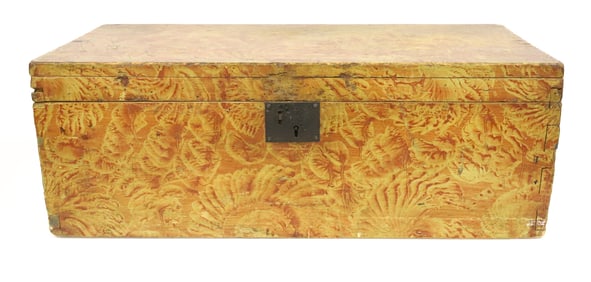 PAINT DECORATED STORAGE BOX