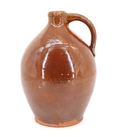 REDWARE OVOID JUG