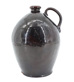 REDWARE OVOID JUG