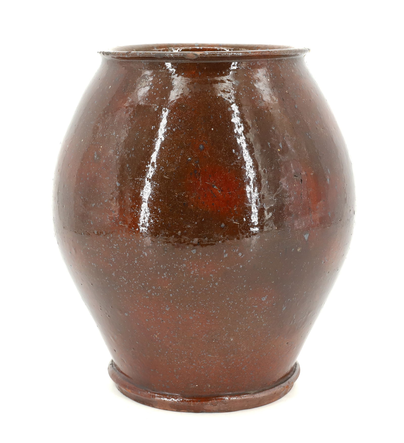 OVOID REDWARE STORAGE JAR (1 of 8)