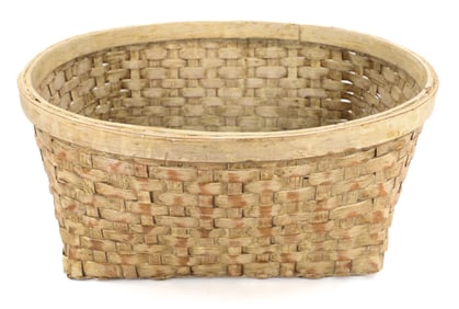 PAINT DECORATED BASKET 