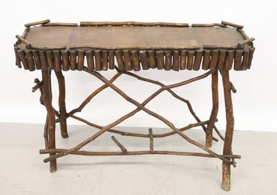 ADIRONDACK PLANT STAND 