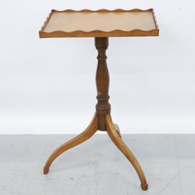 19TH CENTURY CHERRY CANDLE STAND 