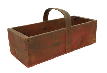 PAINTED WOODEN CARRIER