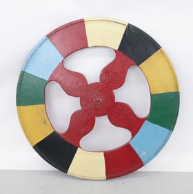 FOLK ART CARNIVAL WHEEL