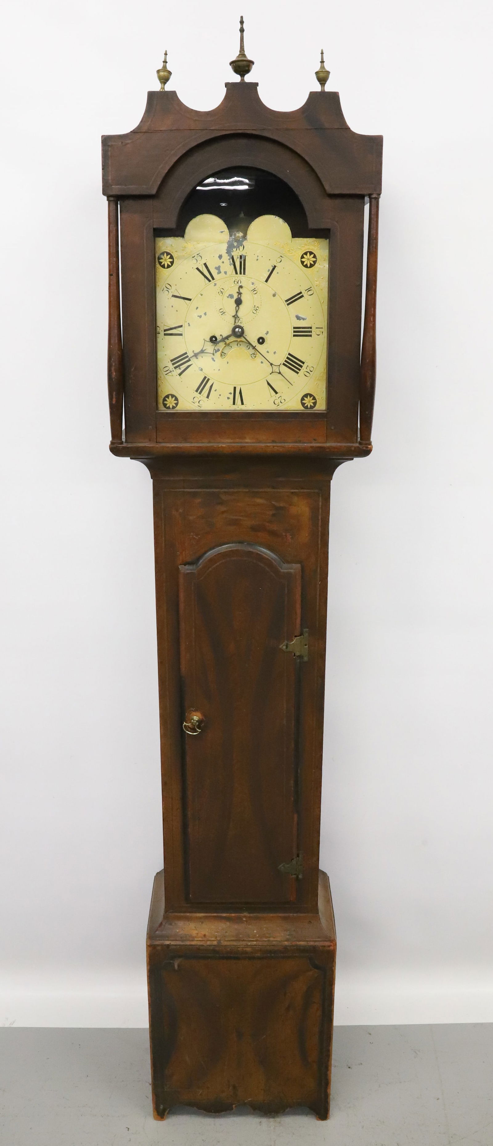 19TH C. TALL CASE CLOCK (1 of 12)
