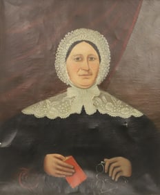 19TH C. PORTRAIT OF A WOMAN