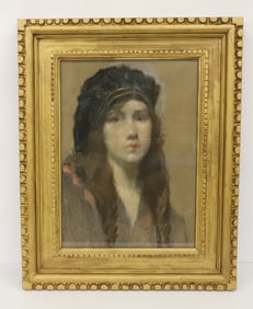 M.F. EATON PORTRAIT OF A GIRL