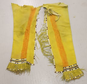 PAIR OF NATIVE AMERICAN LEGGINGS