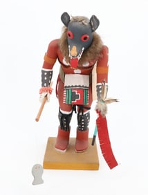 NATIVE AMERICAN KACHINA (WOLF) DOLL