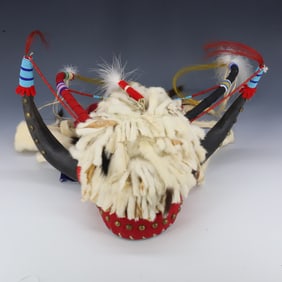 NATIVE AMERICAN ERMINE HEADDRESS