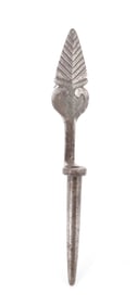 EARLY 19TH C. HANDWROUGHT GOFFERING IRON