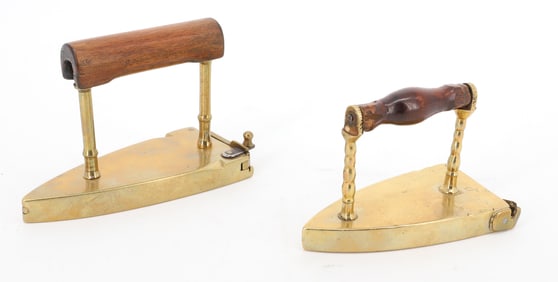 (2) PETITE DANISH BOX IRONS