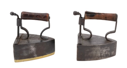 (2) SMALL SIZE BOX IRONS