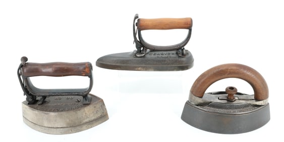 (3) DETACHABLE HANDLE IRONS