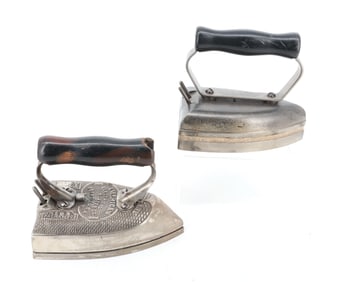 (2) ELECTRIC IRONS
