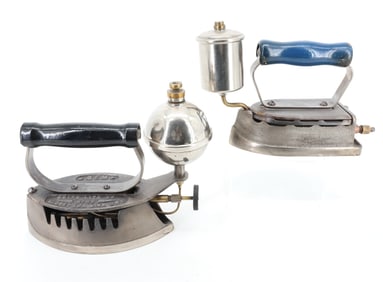 (2) LIQUID FUEL IRONS