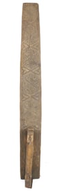 18TH C. CARVED EUROPEAN MANGLE BOARD