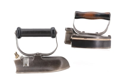 (2) VINTAGE ELECTRIC IRONS