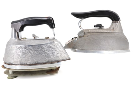 (2) ELECTRIC IRONS