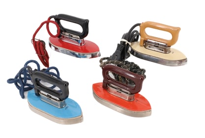 LOT OF (4) UNIVERSAL ELECTRIC IRONS