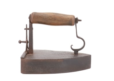 EARLY HANDWROUGHT SLUG IRON