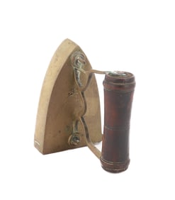 EARLY BRASS SLUG IRON