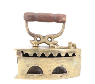BRASS CHARCOAL IRON