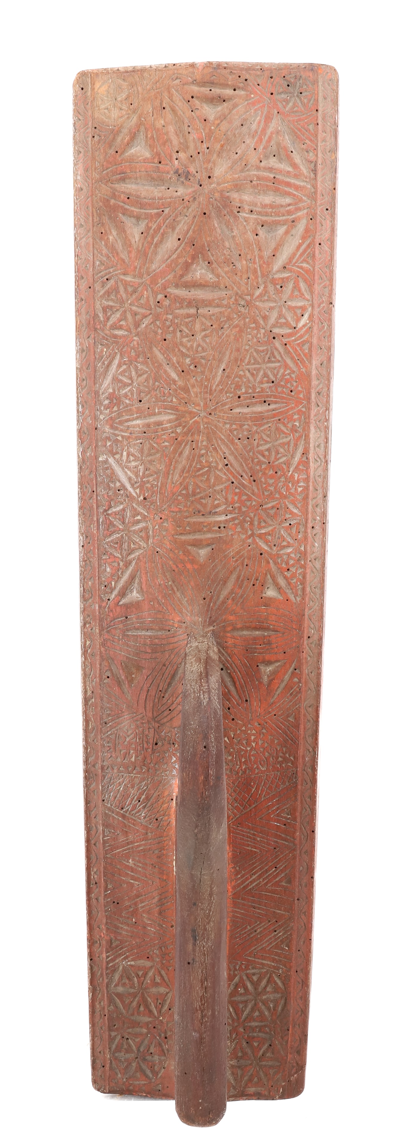 19TH C. CARVED EUROPEAN MANGLE BOARD (1 of 5)