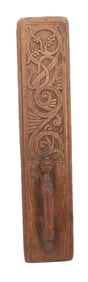 CARVED EUROPEAN MANGLE BOARD