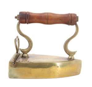 EARLY BRASS SLUG IRON