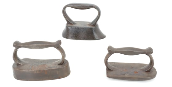 (3) UNUSUAL HAT IRONS