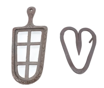 (2) ANTIQUE TRIVETS