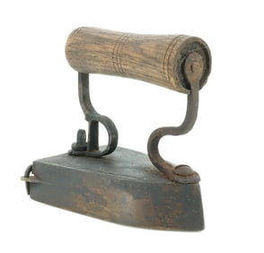 BRASS IRON WITH REAR SWING-GATE