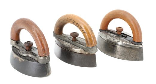 (3) DETACHABLE HANDLE IRONS