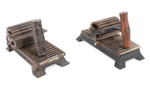 (2) ROLLER FLUTER IRONS