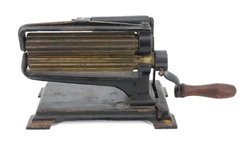 EARLY FLUTING MACHINE