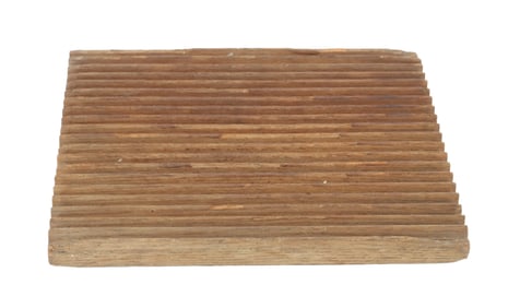 WOODEN FLUTING BOARD