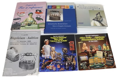 LOT OF EUROPEAN IRON REFERENCE BOOKS AND AUCTION CATALOGS