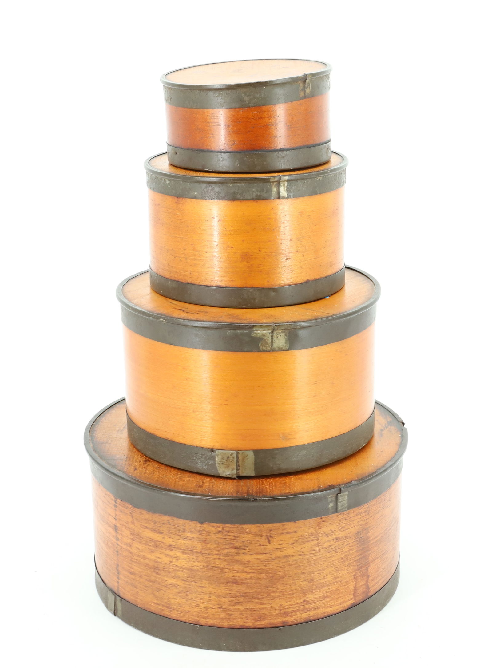 STACK OF WOODEN PANTRY BOXES (1 of 7)