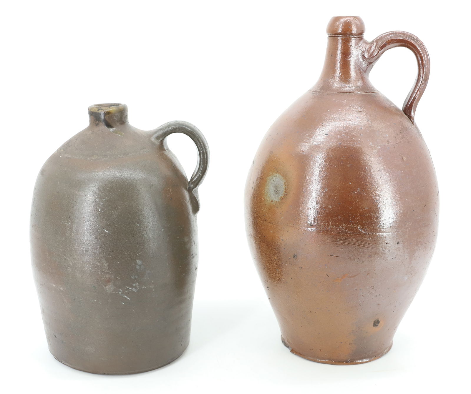 (2) STONEWARE JUGS (1 of 6)