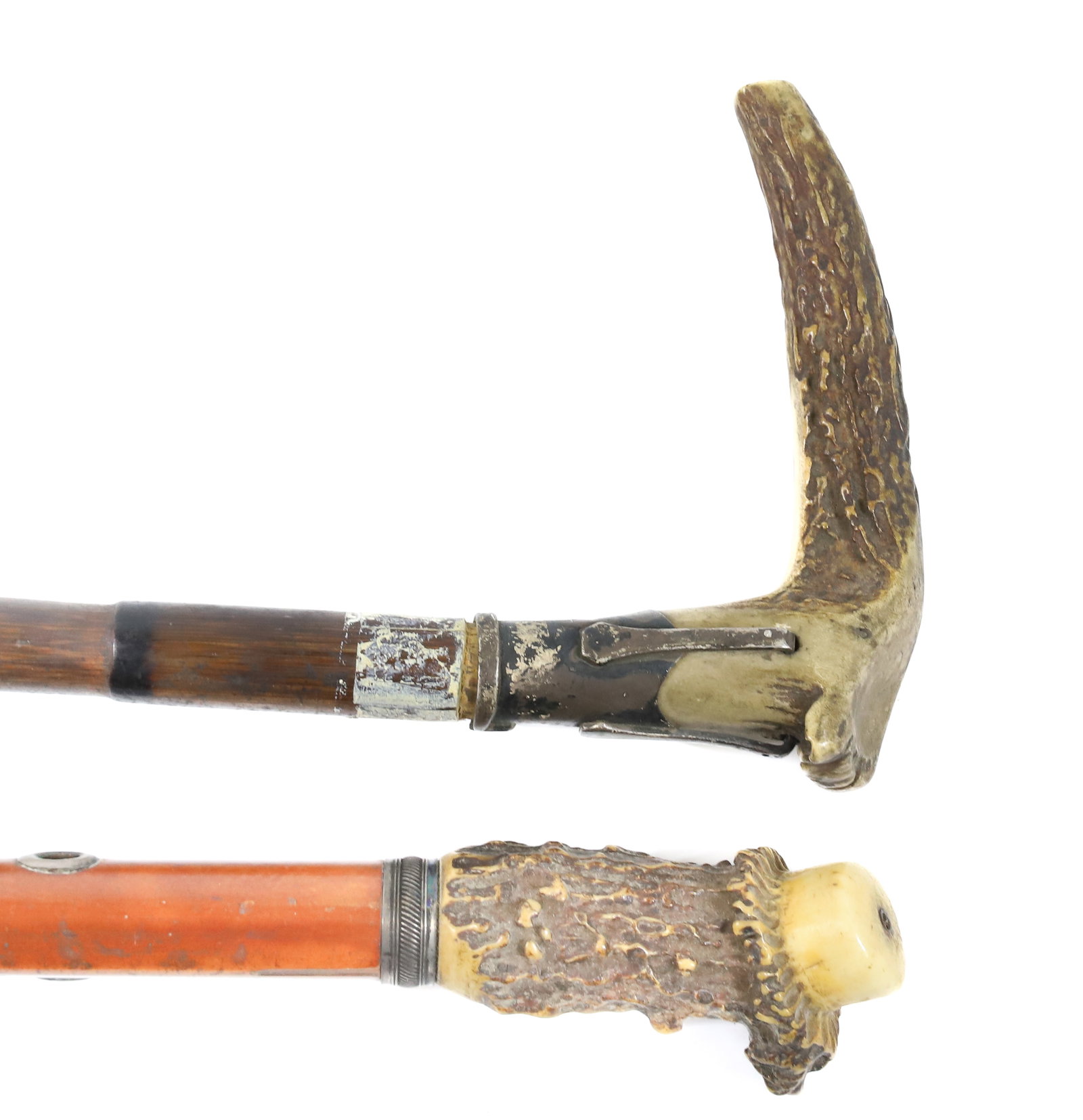 (2) ANTLER TOPPED CANES (1 of 4)