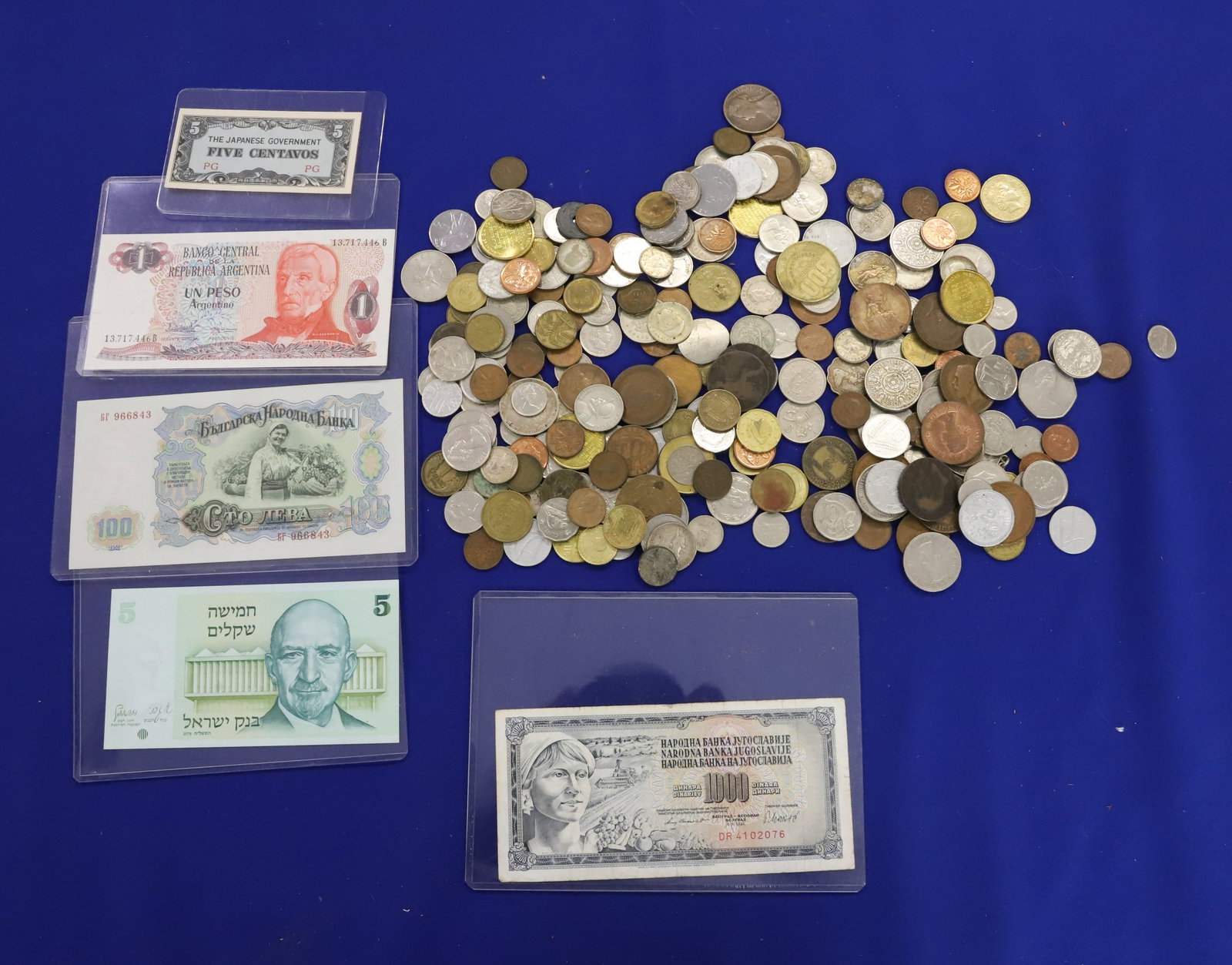 LOT OF FOREIGN COINS AND PAPER MONEY: VARIOUS COUNTRIES AND DENOMINATIONS. PLEASE READ CAREFULLY - Terms for Purchasing and Shipping of Auction Items. Please read carefully before bidding. All payments for purchases will be made through L