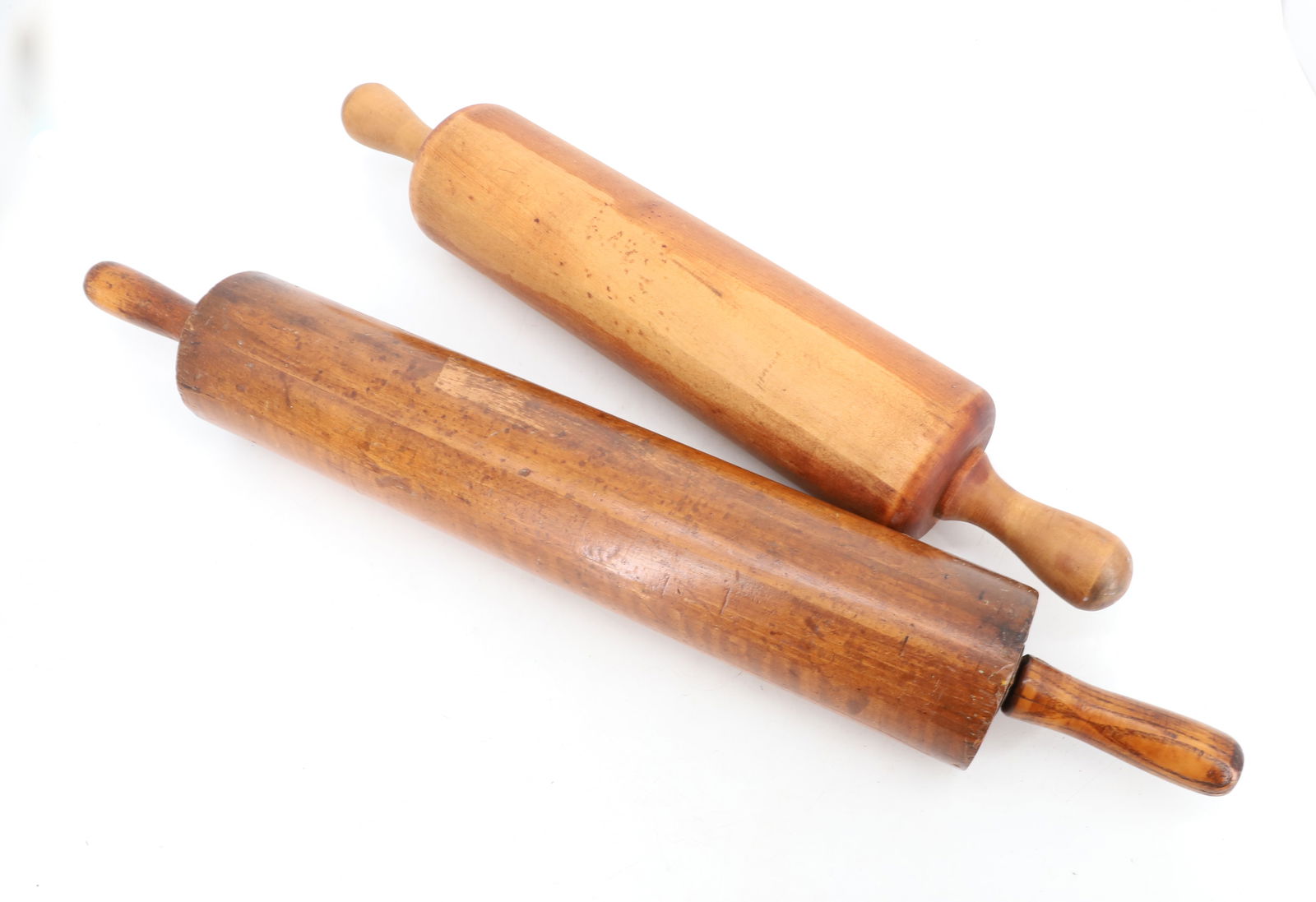 (2) LARGE WOODEN ROLLING PINS (1 of 2)