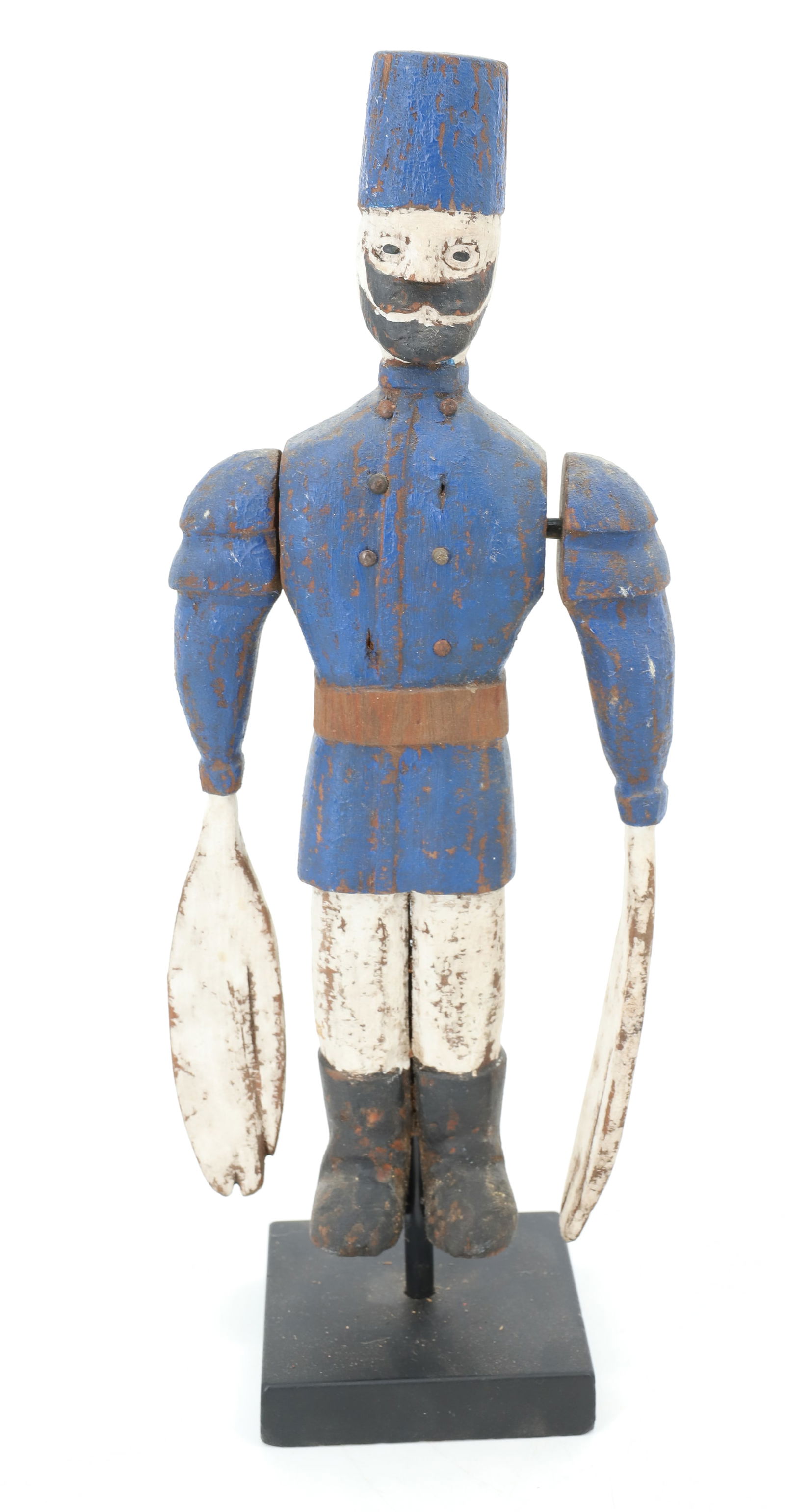 SOLDIER WHIRLY-GIG ON DISPLAY BASE (1 of 3)